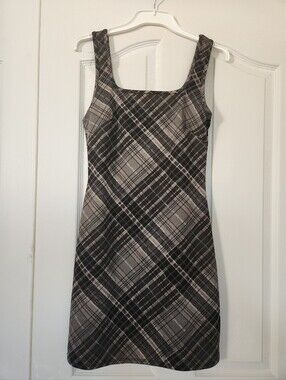 7Day WKND Plaid Dress Size M, NWT